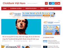 Tablet Screenshot of clickbankvn.com